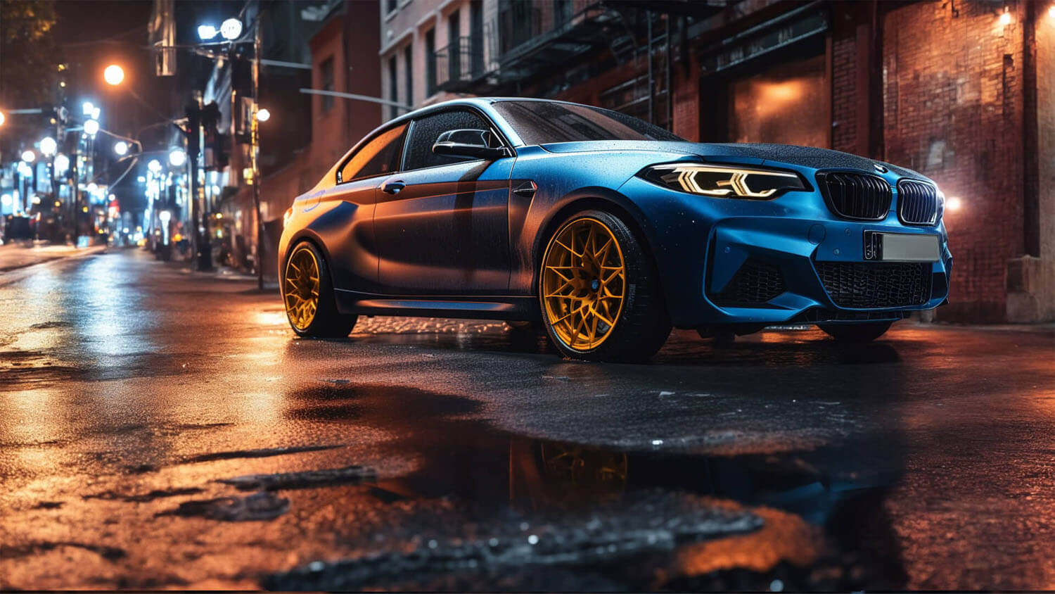 parked_blue_bmw_marketing_agency_in_atlanta
